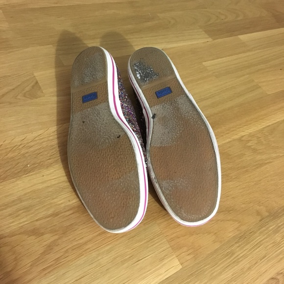 Kate Spade Glittery Keds Sz 8 - Picture 5 of 8